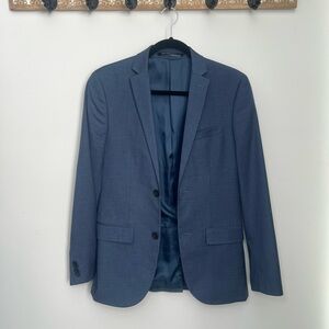 H&M Slate Blue Two-Button Men's Blazer